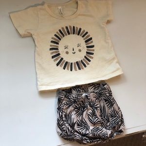 Rylee + Cru tee and bloomers